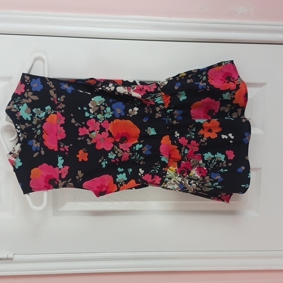 MERONA NAVEY FLORAL PRINT BLOUSE - Picture 4 of 4